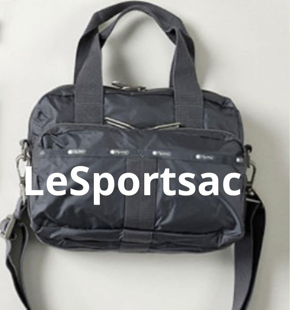 美品大人気LESPORTSACレスポートサック2WAYエッセンシャル　グレー Essential Collection（エッセンシャルコレクション