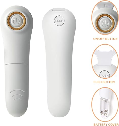 Vista 4 de Electric Fruit Vegetable Peeler, Handheld Potato Peeler Pro Set, Kitchen Peeler Slicer with 3 Interchangeable Blades for Apple Potato Carrot