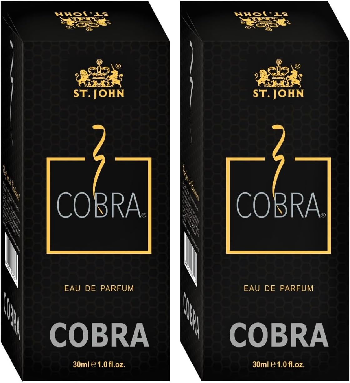 ST.JOHN ST. JOHN COBRA Men Cobra Perfume Long Lasting | Eau De Parfum For Men (30Ml-Pack Of 2)