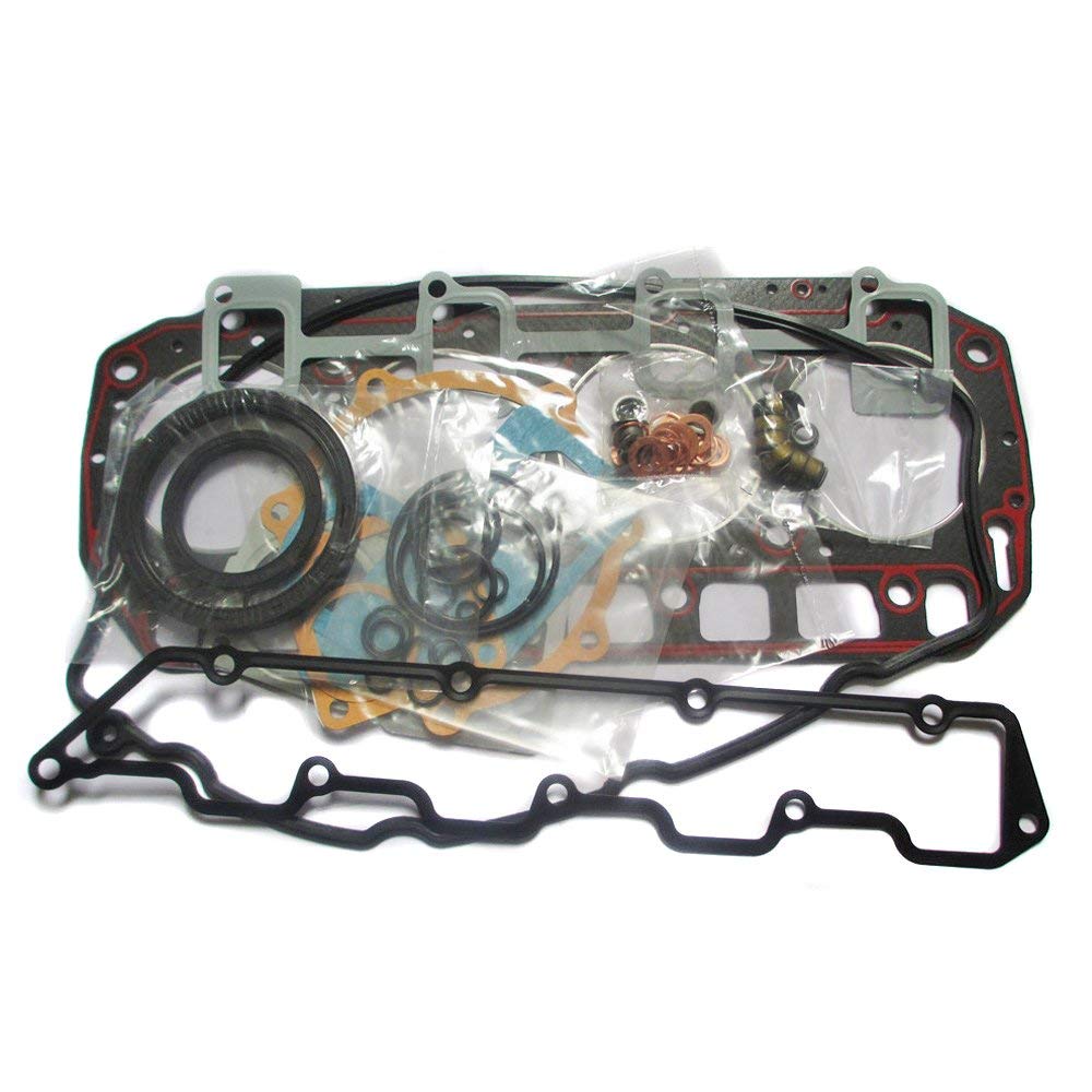 FridayParts Engine Overhaul Gasket Kit for Yanmar Engine 3TNE82A Komatsu Engine 3D82E Cylinder Head Gasket Set