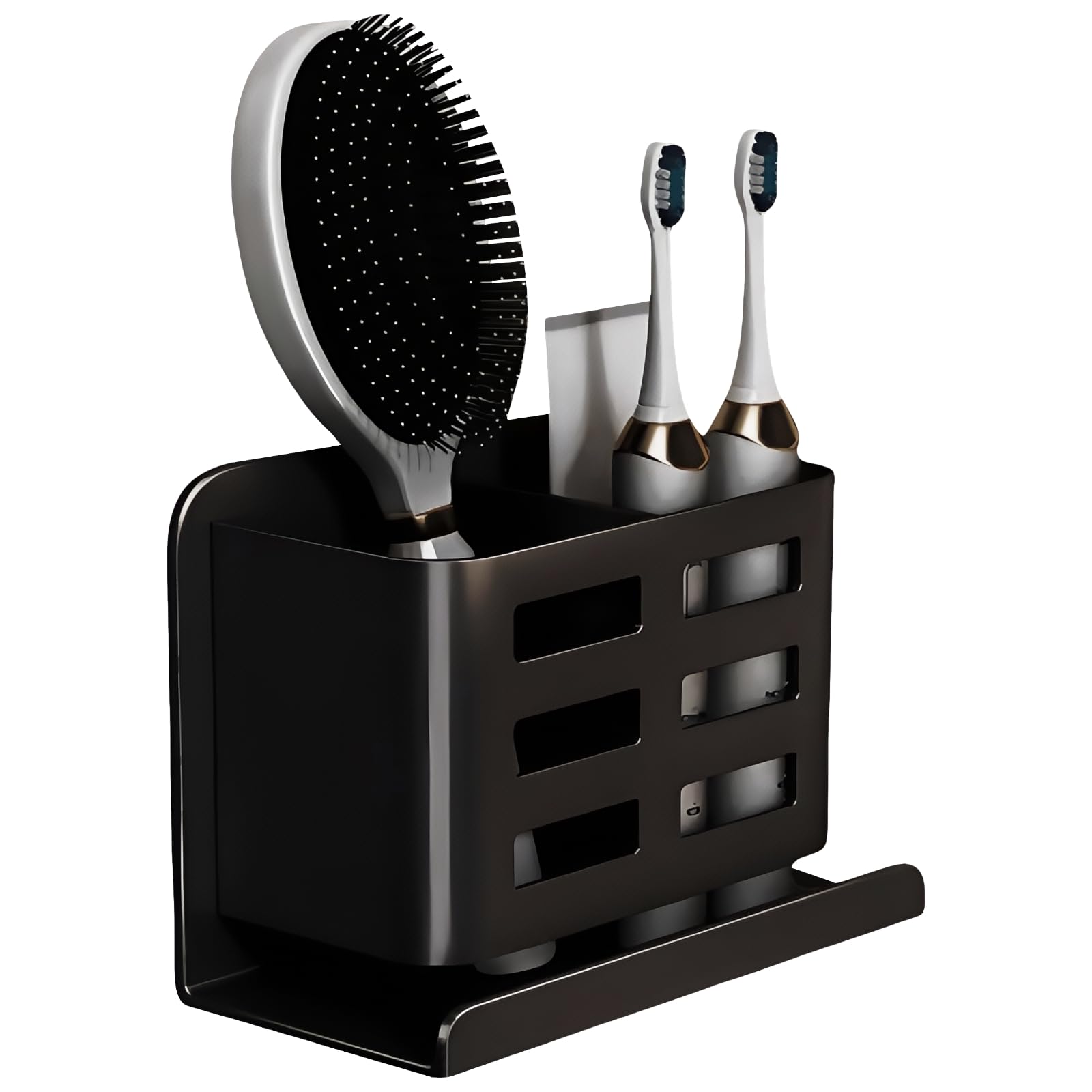 Porte-brosse à dents électrique pour suspendre vos accessoires de salle de bain sans trou