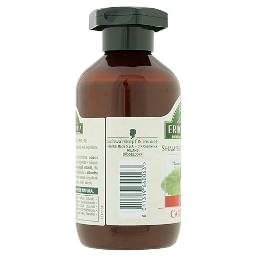 Miniatura 2 de Antica Erboristeria Champú seborregulador Ortica (ortiga) * Paquete de 8.45 onzas líquidas (8.5 fl oz). Importación italiana