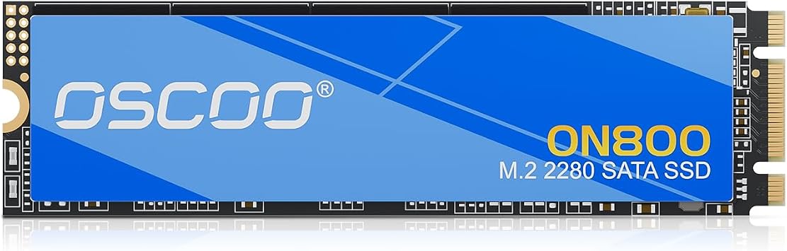 1TB M.2 2280 SATA SSD B+M Key SATA III 6Gbps,Up to 550MB/s | Compatible with mini PCs, Dell, HP, Lenovo, Acer, ASUS, All-in-One PCs , Industrial / POS systems - Not NVMe PCIe slots