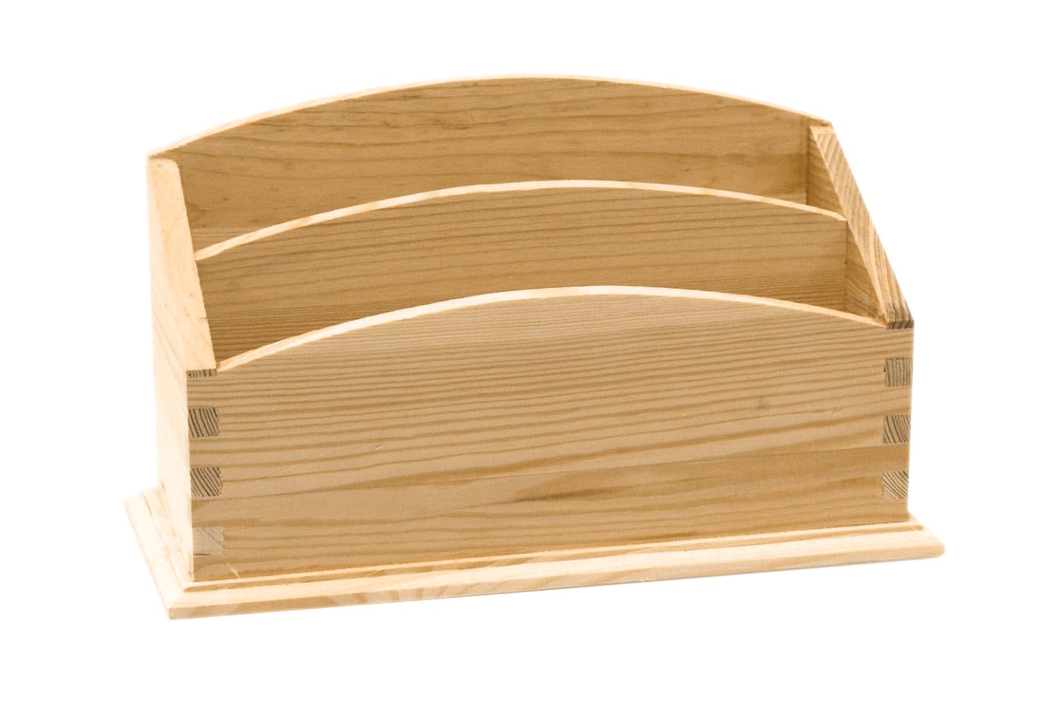 MÉGACRÉA Range-courrier en Bois 25 x 15,5 x 12 cm
