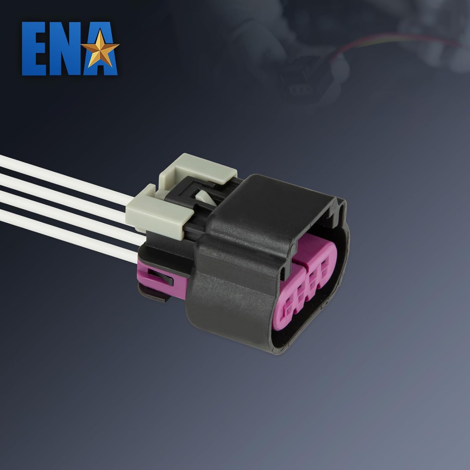 ENA Set of 3 Ignition Coil Connector Compatible with Buick Chevrolet Cadillac GMC Saab Pontiac Saturn Suzuki 05-20 Enclave Impala ATS CTS V6 l4 3.6L 2.4L Replacement For S1589 EC1086 PT2111 PT1087