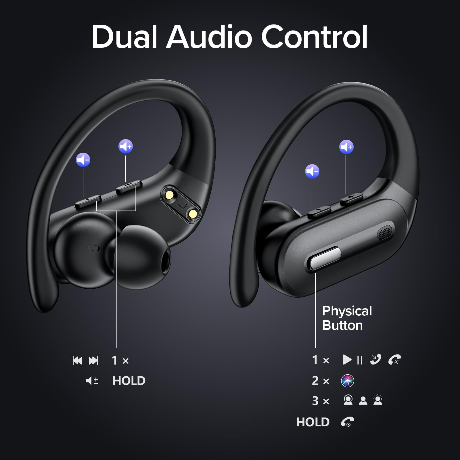 Active Noise Cancelling Earbuds - 90H Battery -8