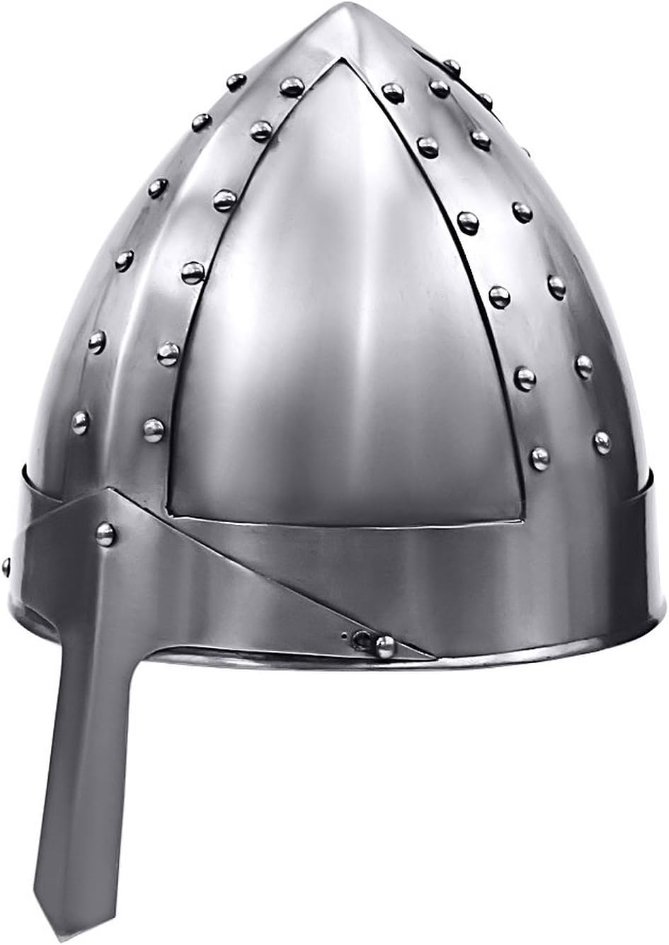 THOR INSTRUMENTS Mens Norman Warrior Helmet One Size Fits Most Silver Rustic Vintage Home Decor Gifts
