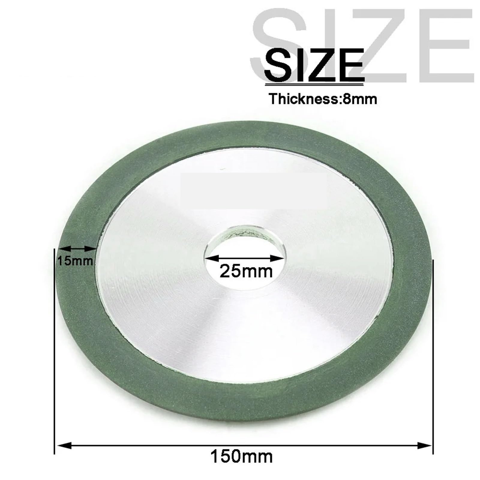 Mola diamantata Tazza di Rettifica Cerchio 125x32x15mm for Fresa In Acciaio Al Tungsteno Utensile for Affilare I Coltelli Smerigliatrice 1pc 150-400grit
