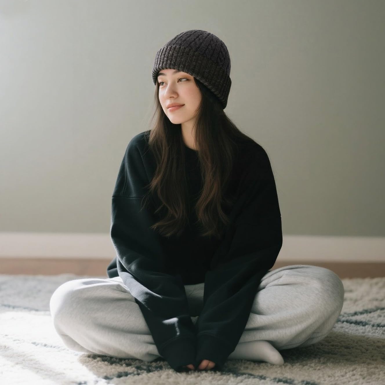 Knitted Cuffed Beanie Cap for Men/Women, Unisex Soft Warm Winter Hat Stocking Skull Cap - Image 6