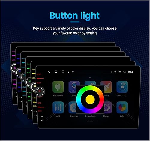 Miniatura 6 de 4G LTE 8G128G Android 11 todo en uno radio de coche multimedia reproductor de video navegación GPS compatible con VW Golf 7 Golf7 2013-2017 Color