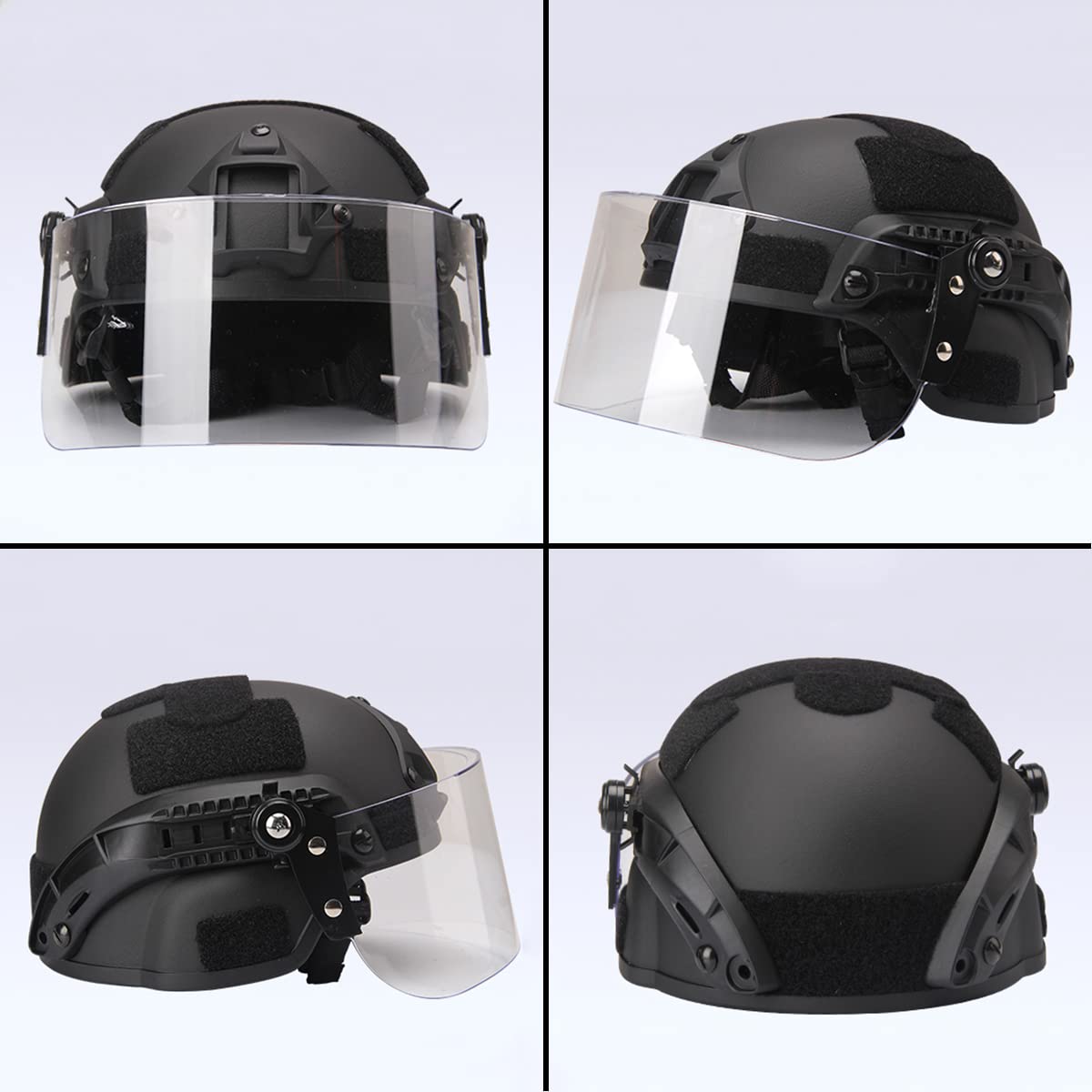 WLXW Casco Tattico Airsoft Paintball, Casco Militare da Combattimento dell'Esercito MICH2000, con Occhiali Parasole per CS Cacciavite da Caccia di Guerra Equipaggiamento Protettivo