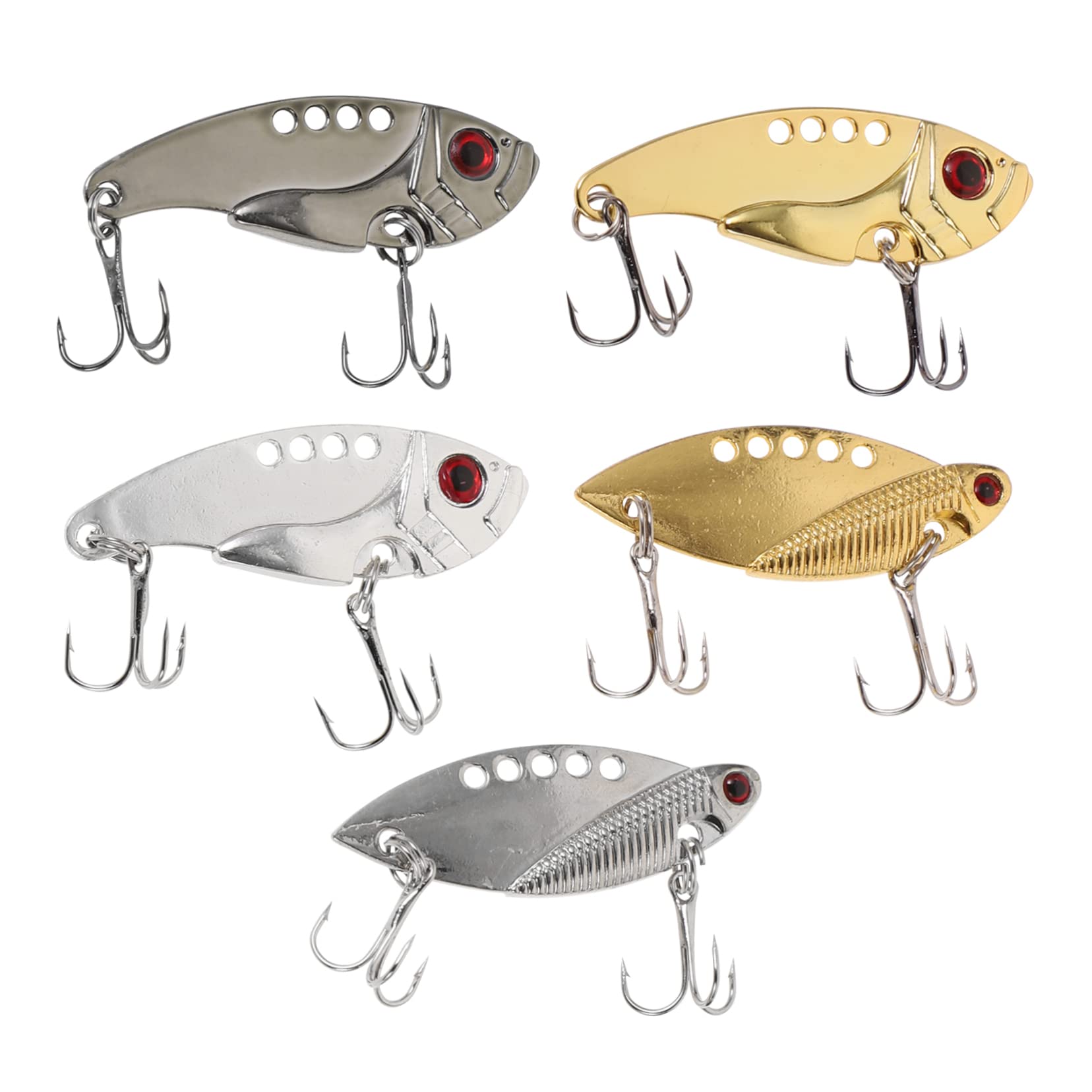 ibasenice Cebo De Cuchara De Pesca Cargando Gancho Juego De Señuelos De Pesca Abordar Señuelo De Peces Señuelo De Pesca Señuelo Cebo Desechos Acero Inoxidable