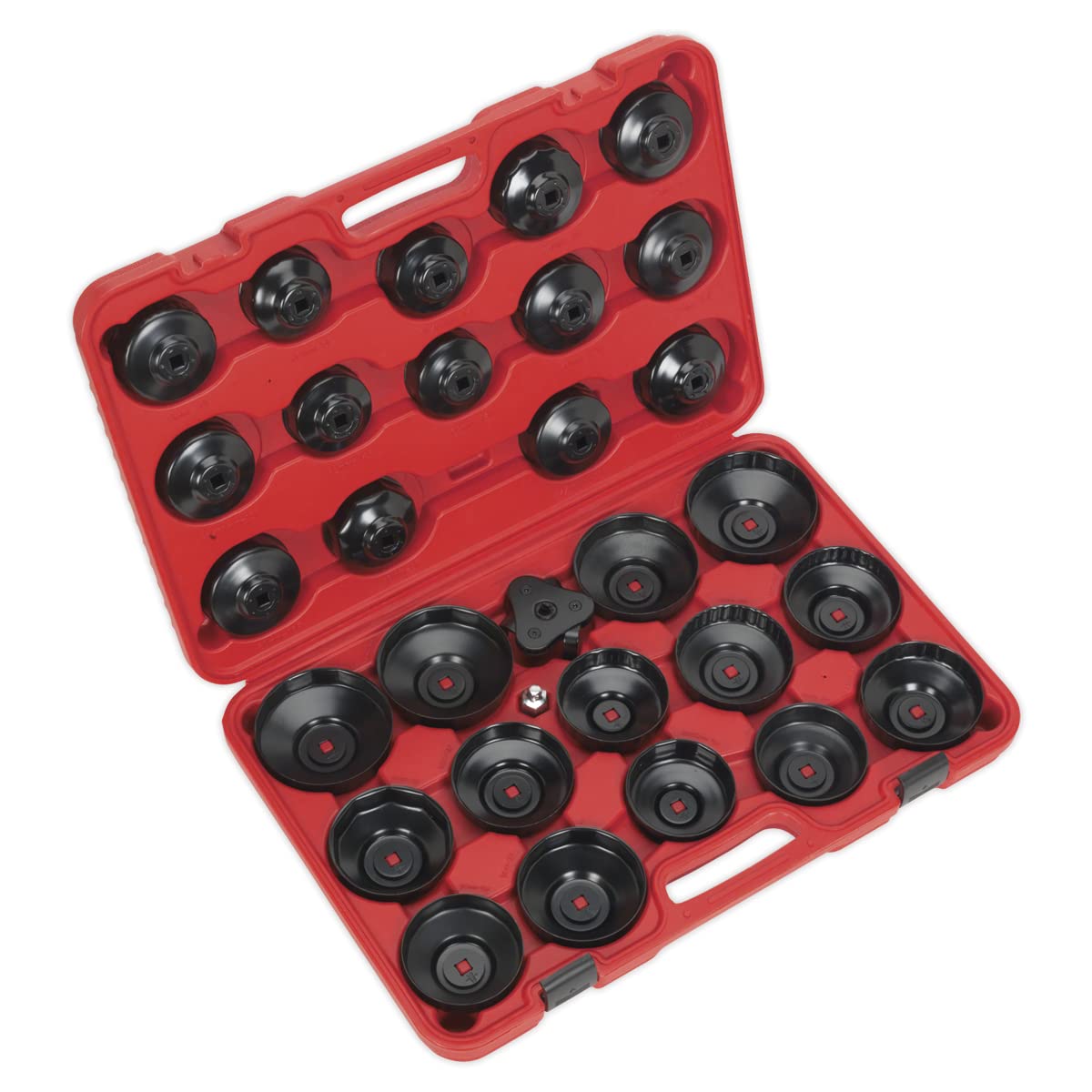 Sealey VS7006 Oil Filter Cap Wrench Set 30pc