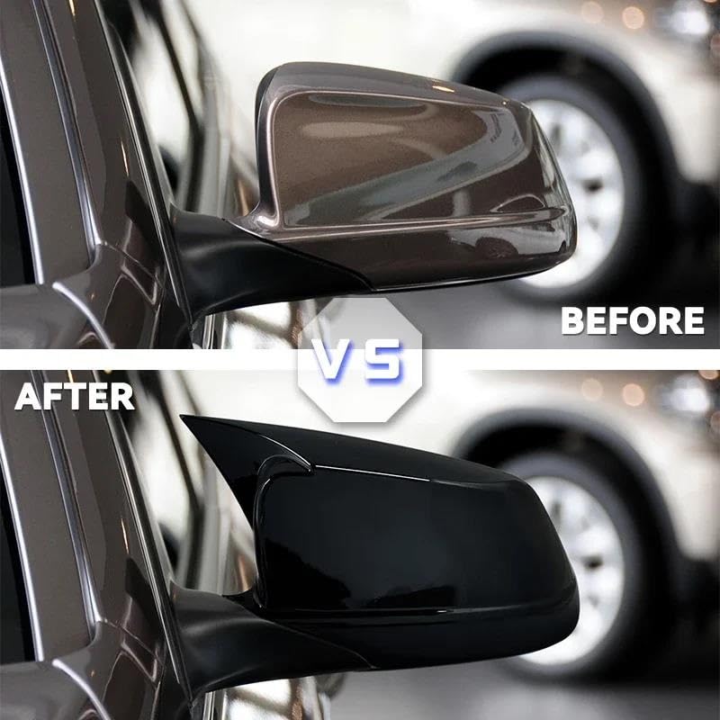 Coques de rétroviseur Série 5 F10 F11 style carbone idéal pour sublimer votre voiture au quotidien