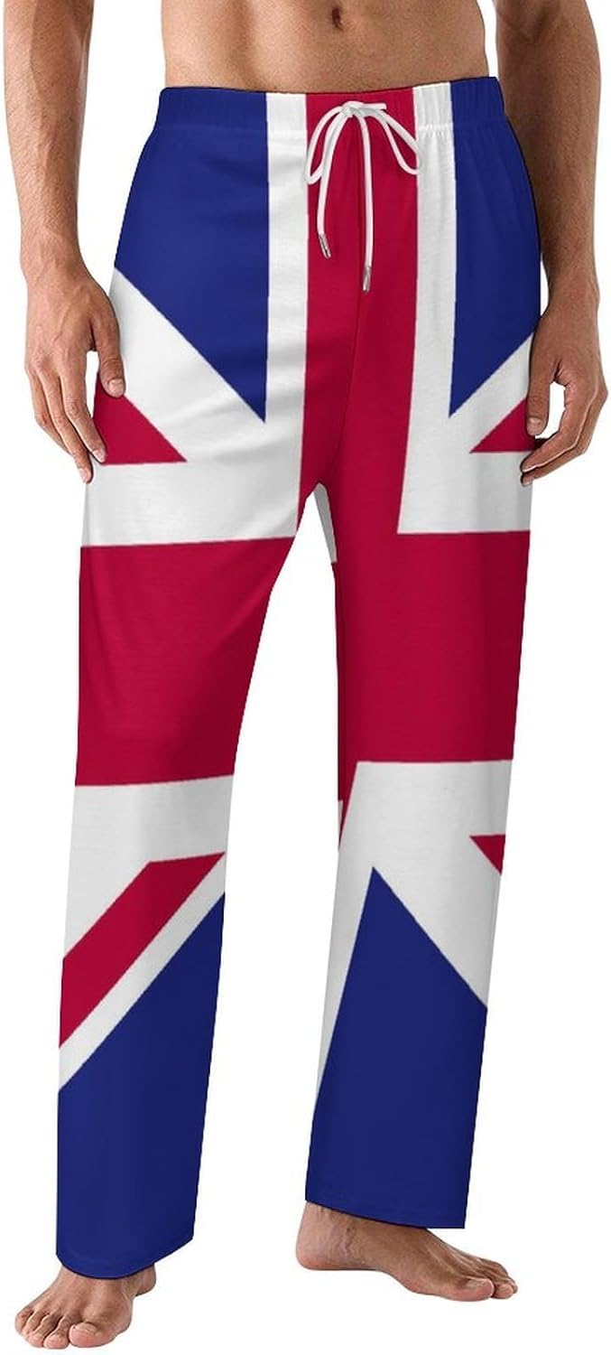Adugen Origei Men Pajama Pants Sleepwear Uzbekistan Flag Men Sleepwear Sweet Pj Bottoms