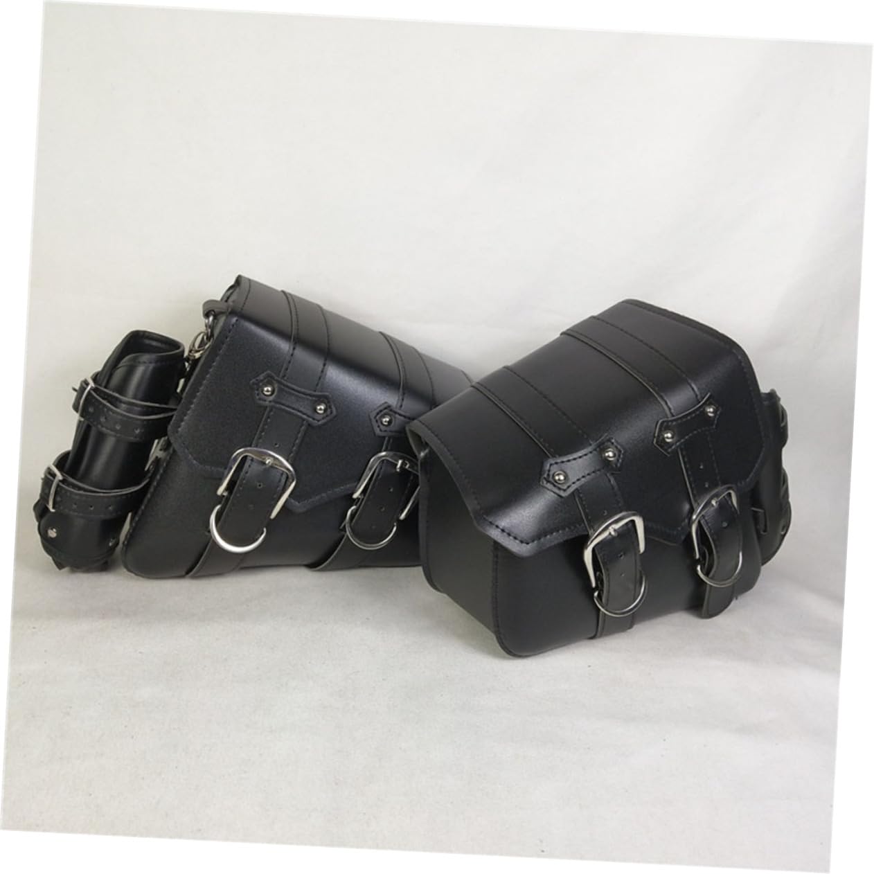 Sosoport Borsa da Sella per Bicicletta Borsa in Pelle Pu Marsupio Posteriore Fibbia Accessori per Ciclismo Contenitore per Riparazioni e Oggetti Essenziali
