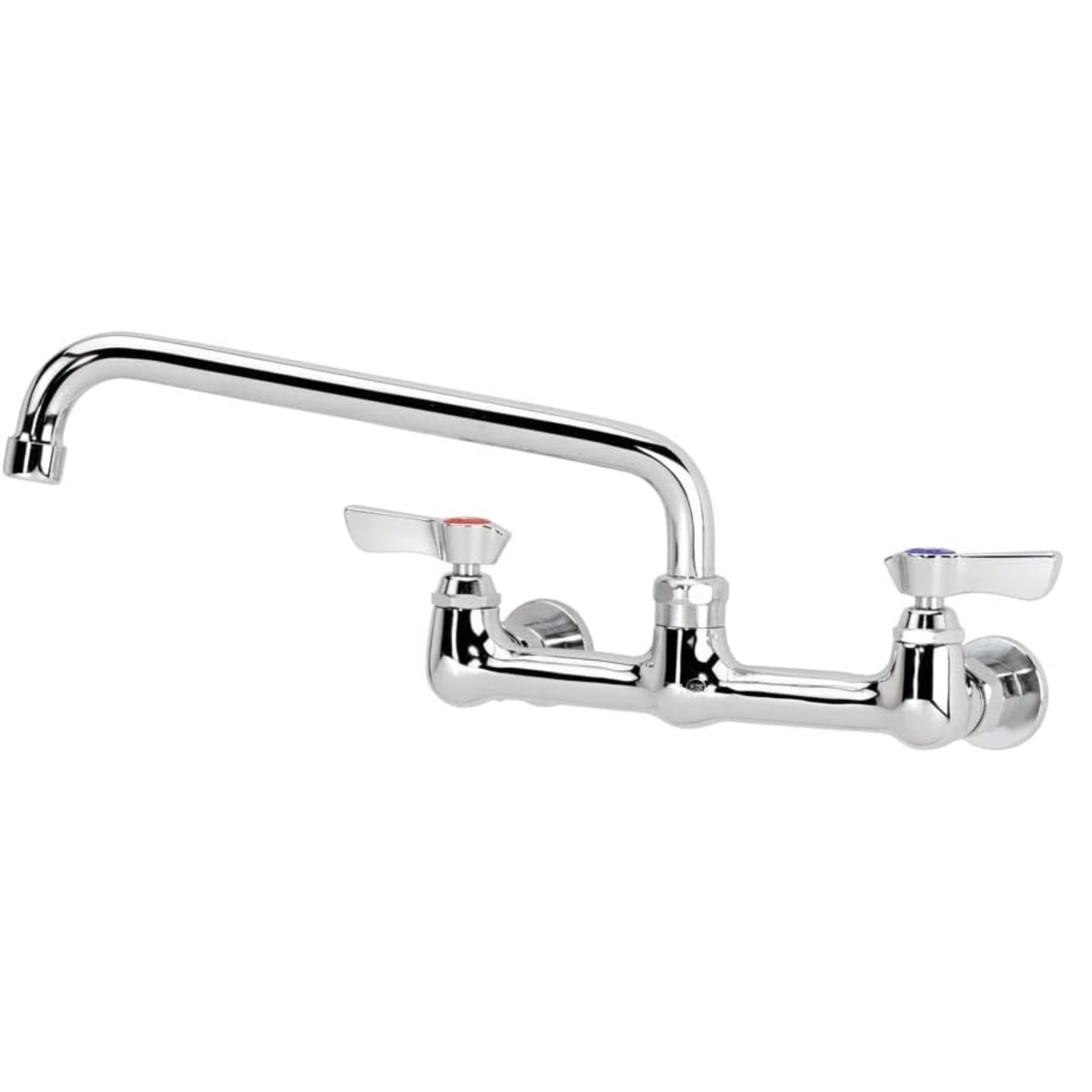 Wall Mount Faucet by Krowne – 10" Spout, Silver, Model 12-810L