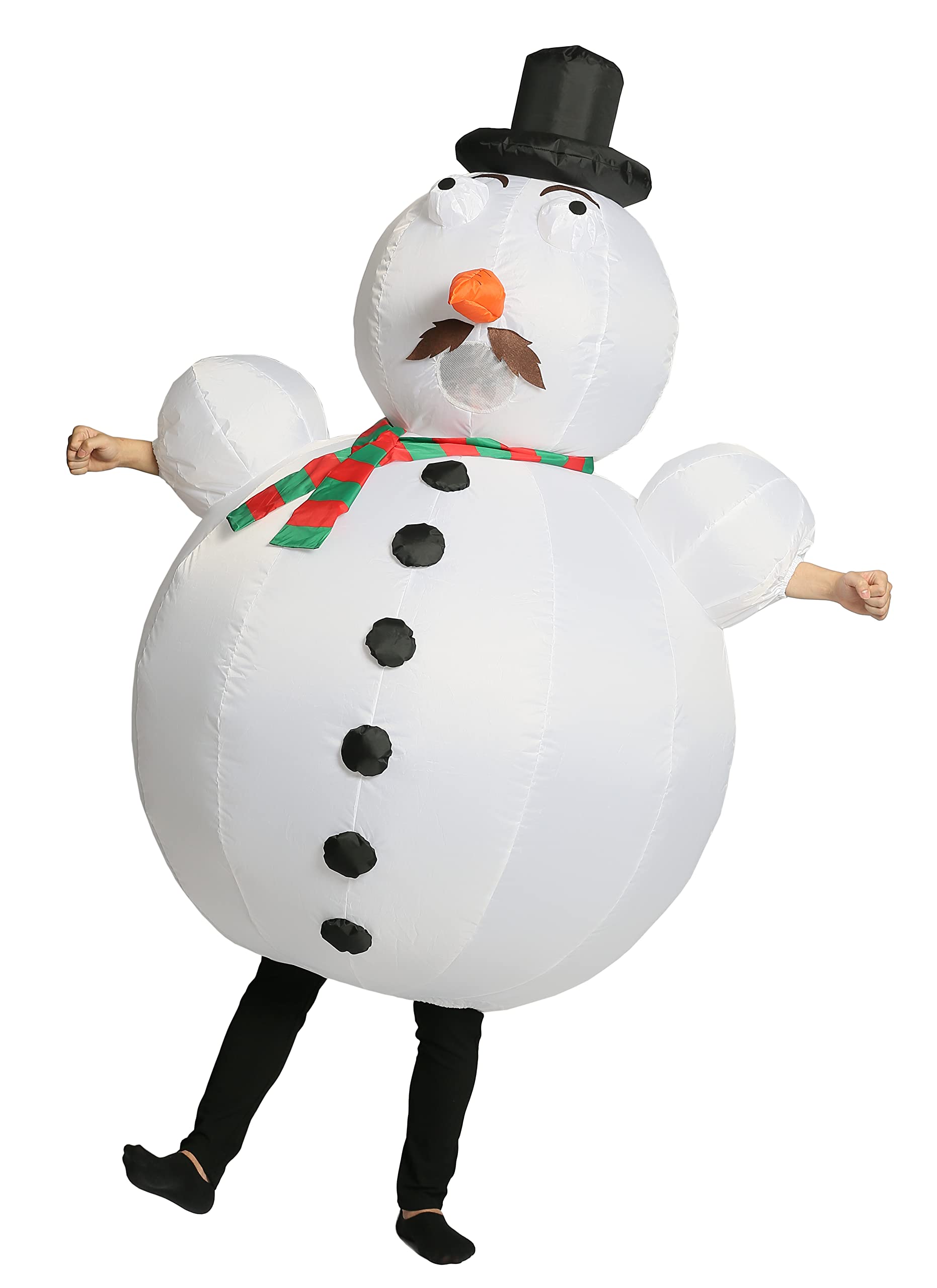 Amazon.com: JYZCOS Inflatable Uncle Snowman Costume Adult Blow Up 