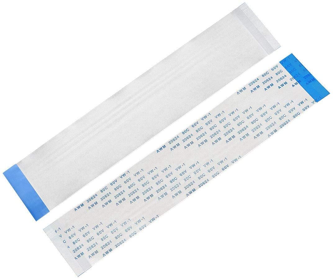 SLVC FFC Cable 40 Pin 0.5mm Reverse Pin(100mm Length) flat flexible FPC LVDS Ribbon Wire Flat Cable for digital camcorders,laptops,LCD TVs,LCD,3D Printer(White)(Pack Of 1) (B0BCQRYQ5Q) Amazon Price History, Amazon Price Tracker