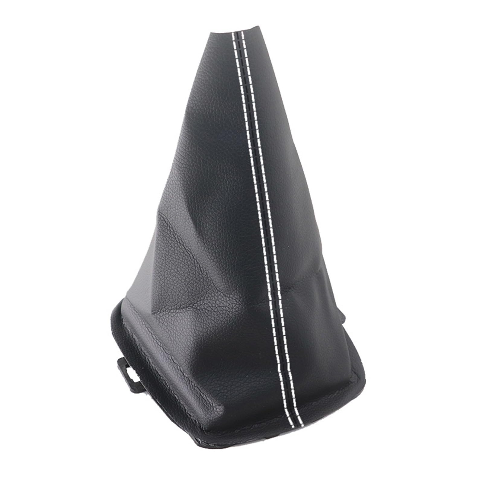 KOEHXJ Shift Gear Knob Cover for Fiesta for MK7 2008-2014 Gear Stick Shift Knob Cover Gaiter Boot Shifting(White line)