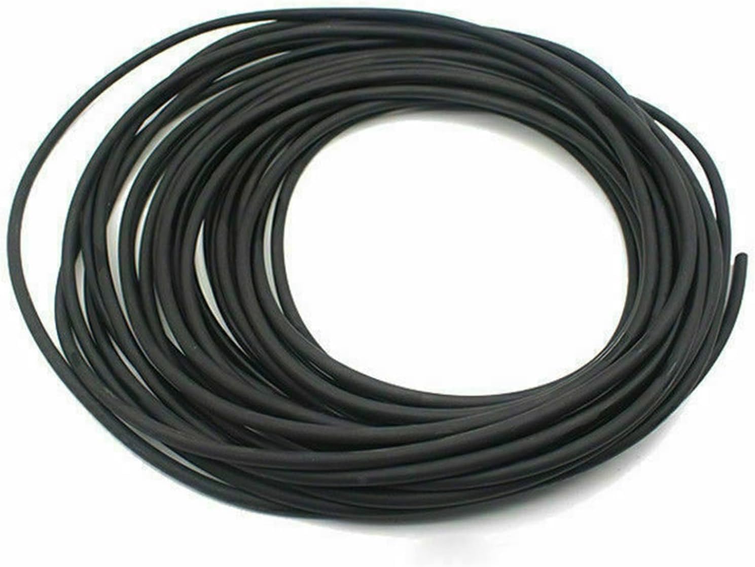 Striscia di tenuta in gomma piena, Striscia di tenuta in gomma da 1 m Guarnizione O-Bar rotonda solida nera Resistenza all'olio Diametro 1-25 mm Asta in silicone