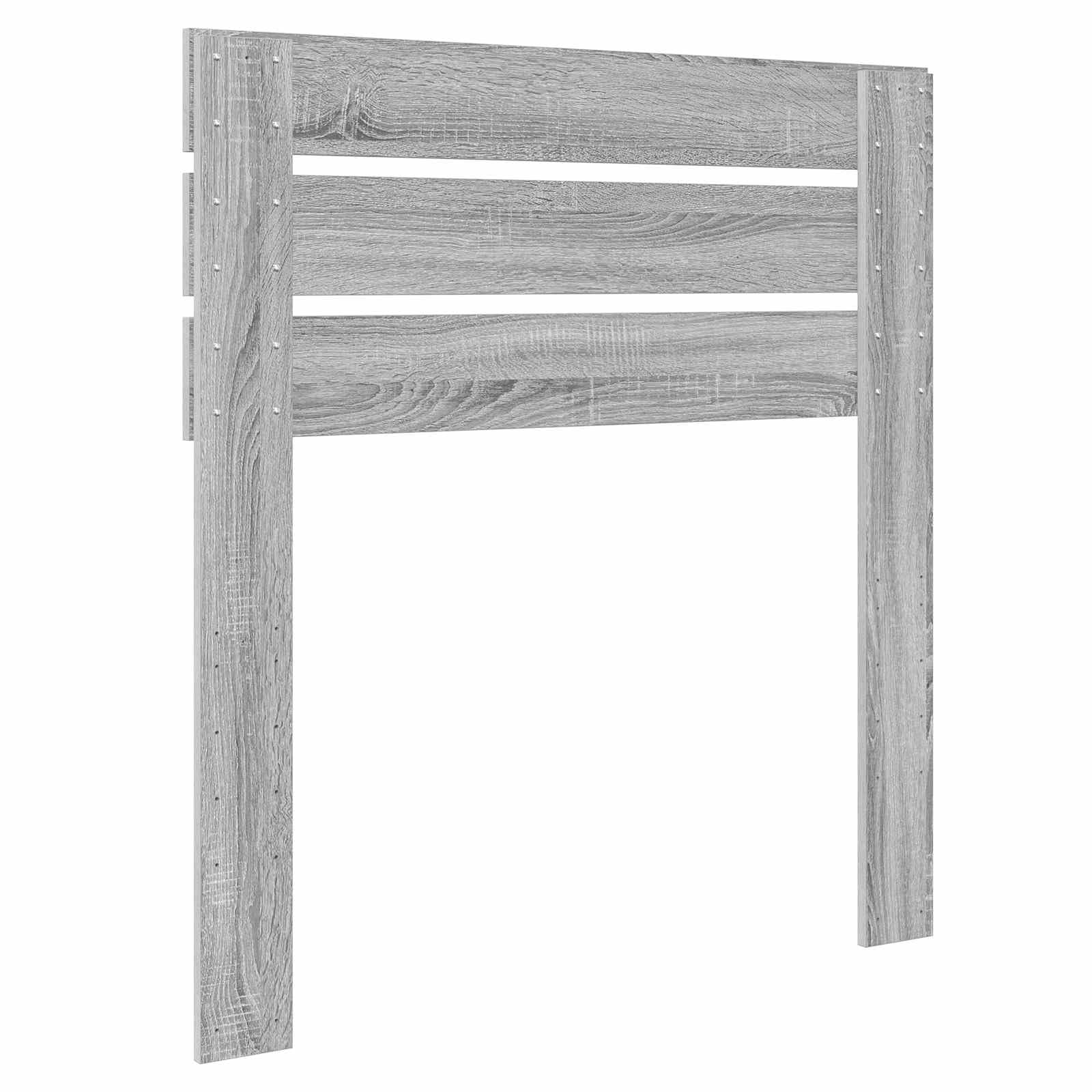 Testiera moderna Sonoma grigia, 75 cm, realizzata in legno resistente, design sottile, facile da pulire, ideale per camere da letto e spazi aperti