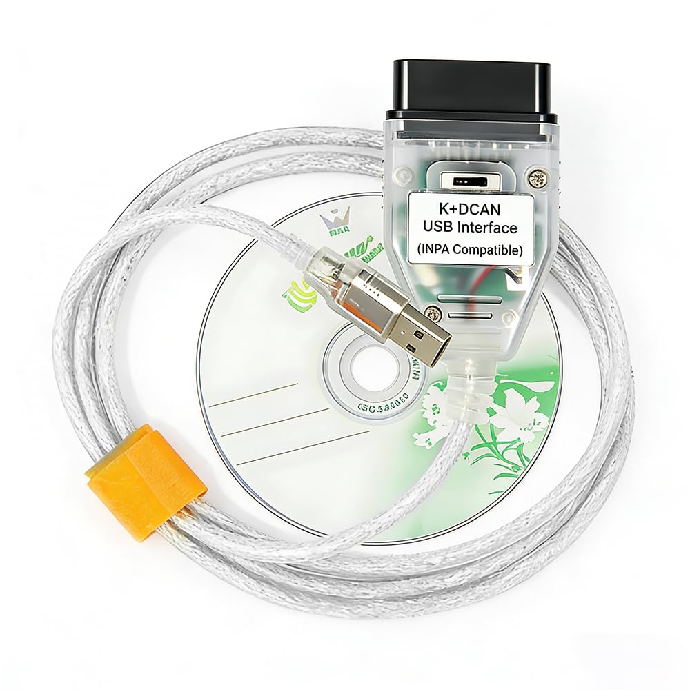 Kabel K+Dcan, narzędzia diagnostyczne NAVESO System silnika ODB2 z przełącznikiem, kabel K DCAN z CD, funkcje odczytu i resetowania błędów
