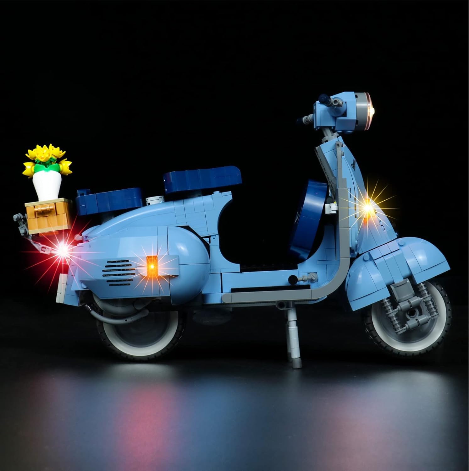 Lego 10298 Vespa 125 - Set di luci a LED, compatibile con kit modello Vespa, giocattolo decorativo per adulti