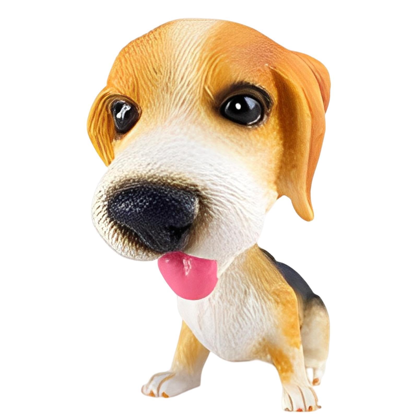 Amazon.co.jp: 首を振る犬 - かわいい樹脂製の犬の置物 - 首振り人形