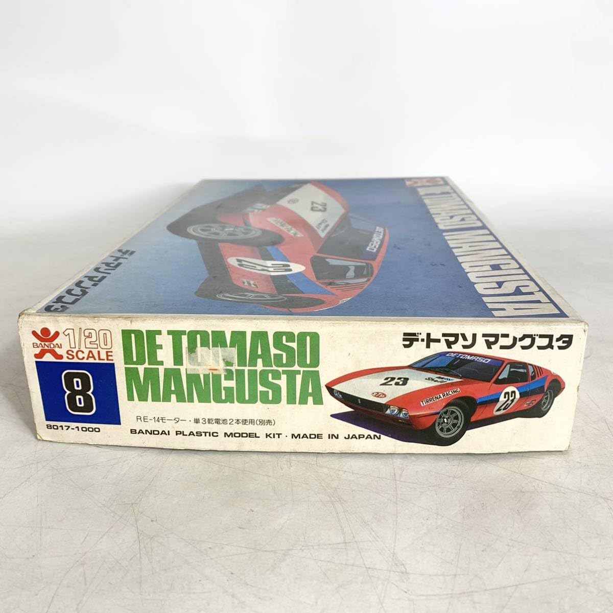 BANDAI 1/20 デ・トマソ　マングスタ Amazon.co.jp: 1／20 デ トマソ マングスタ 1台 モーターライズ