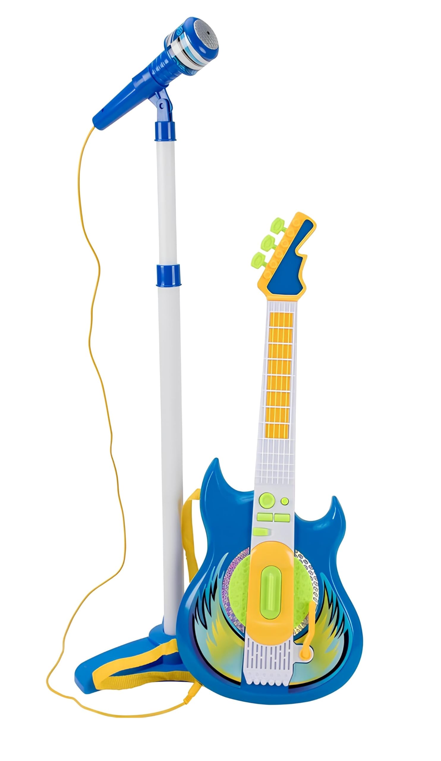 Un Astronauta Giocare Chitarra Spazio Rock Bambini Felpa Maglione