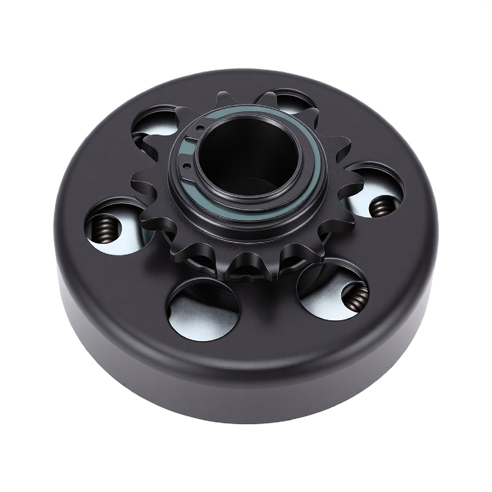 Tnfeeon Embrague Centrífugo de 14 Dientes, Hierro de 1 Pulgada de Diámetro Go Kart Embrague 2300 RPM Compromiso, Cadena 420 13 Apto para Mini Bicicleta Go Kart Cortacésped 212
