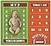 Football Field Baby Monthly Milestone Blanket – Soft Fleece Photo Background for Newborn Pictures, Sports Theme Baby Boy & Girl Tracker, Months 1–12 Keepsake Photography Mat