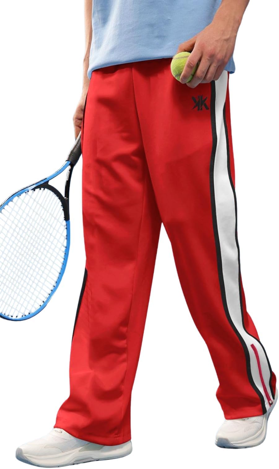 Track Pants for Men | Men's Athletic Track Pants with Premium Design | Regular Fit Trouser Pant | Stylish Track Pants with Zipper Bottom