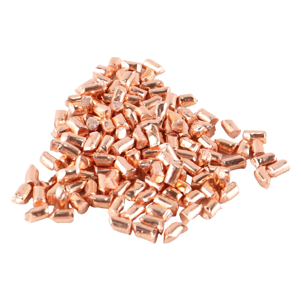 Granulés de cuivre de Haute pureté 200 g de métal de cuivre Brut, adaptés à la Filtration Industrielle, à l'industrie Chimique, à l'impression et à d'autres Industries.