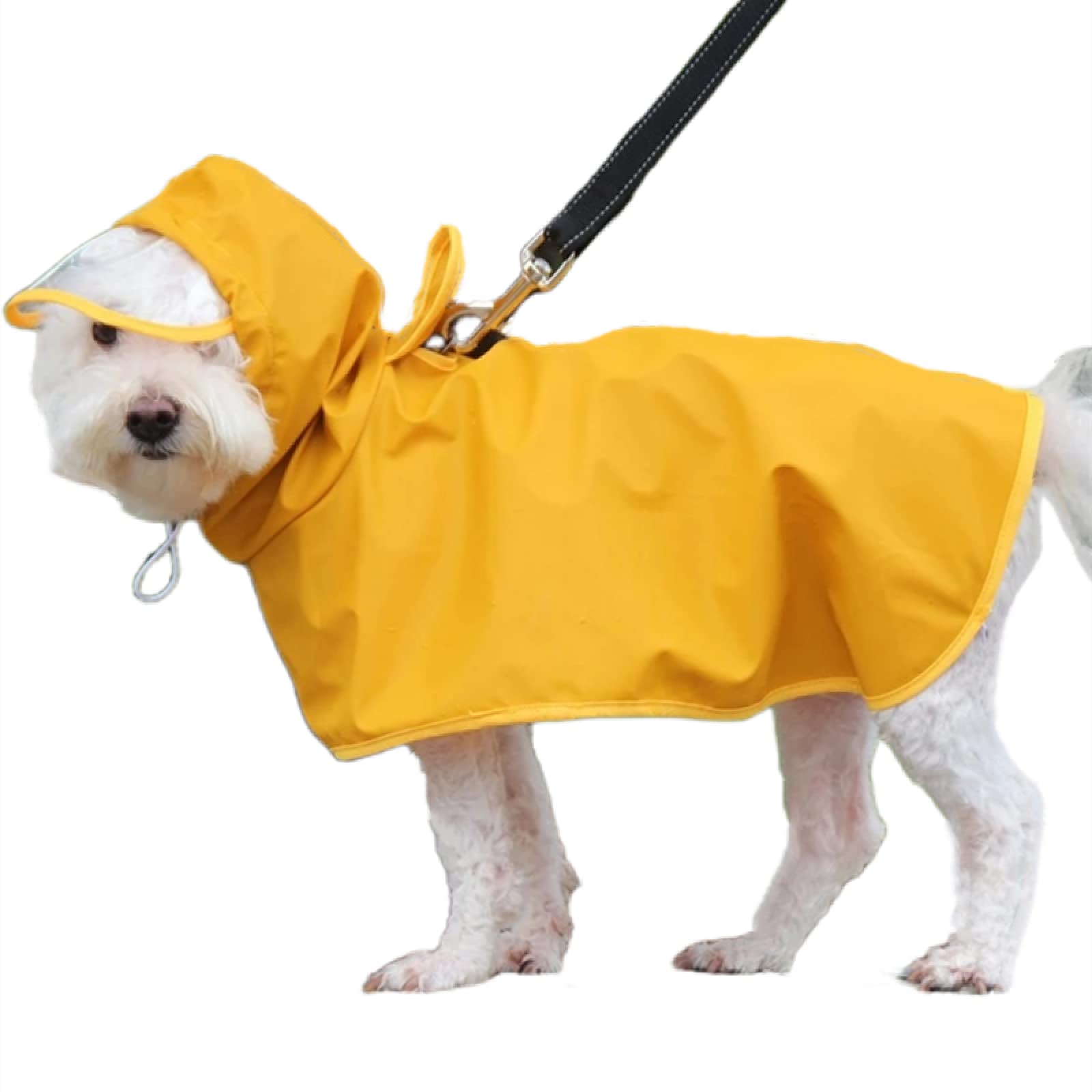 Mały Średni I Duży Pies Płaszcz Wodoodporny Płaszcz Przeciwdeszczowy Dla Zwierząt Outdoor Dog Płaszcz Przeciwdeszczowy Corgi Husky Sznaucer Mops Labrador Płaszcz Przeciwdeszczowy,Żółty,3XL 10-12,