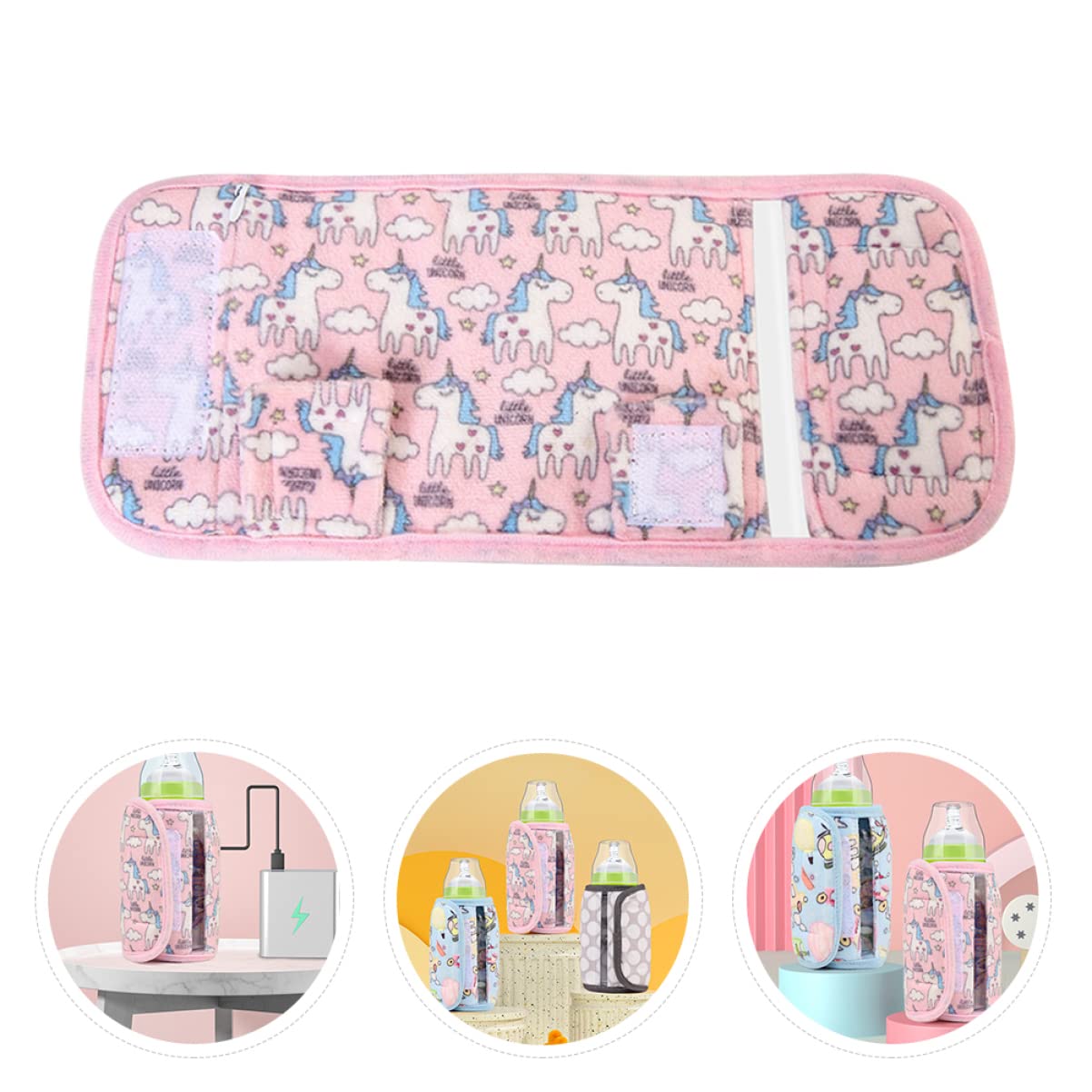 ibasenice 3piezas Térmica para Biberones Funda Aislante De para Coche Calentador De Bebidas Portátil Protección Térmica para Biberones y Botellas De Agua Diseño para