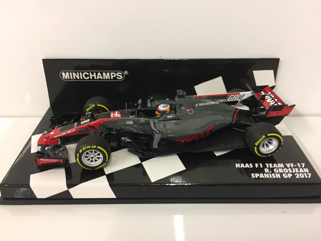 ミニチャンプス1/43 ハースF1チームVF-17 R.グロージャン 海外別注品 ミニチャンプス1/43 ハースF1チームVF-17 R.グロージャン 海外