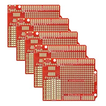 Gikfun Prototype PCB Breadboard for Arduino UNO R3 Shield Board DIY (Pack of 5pcs) GK1011