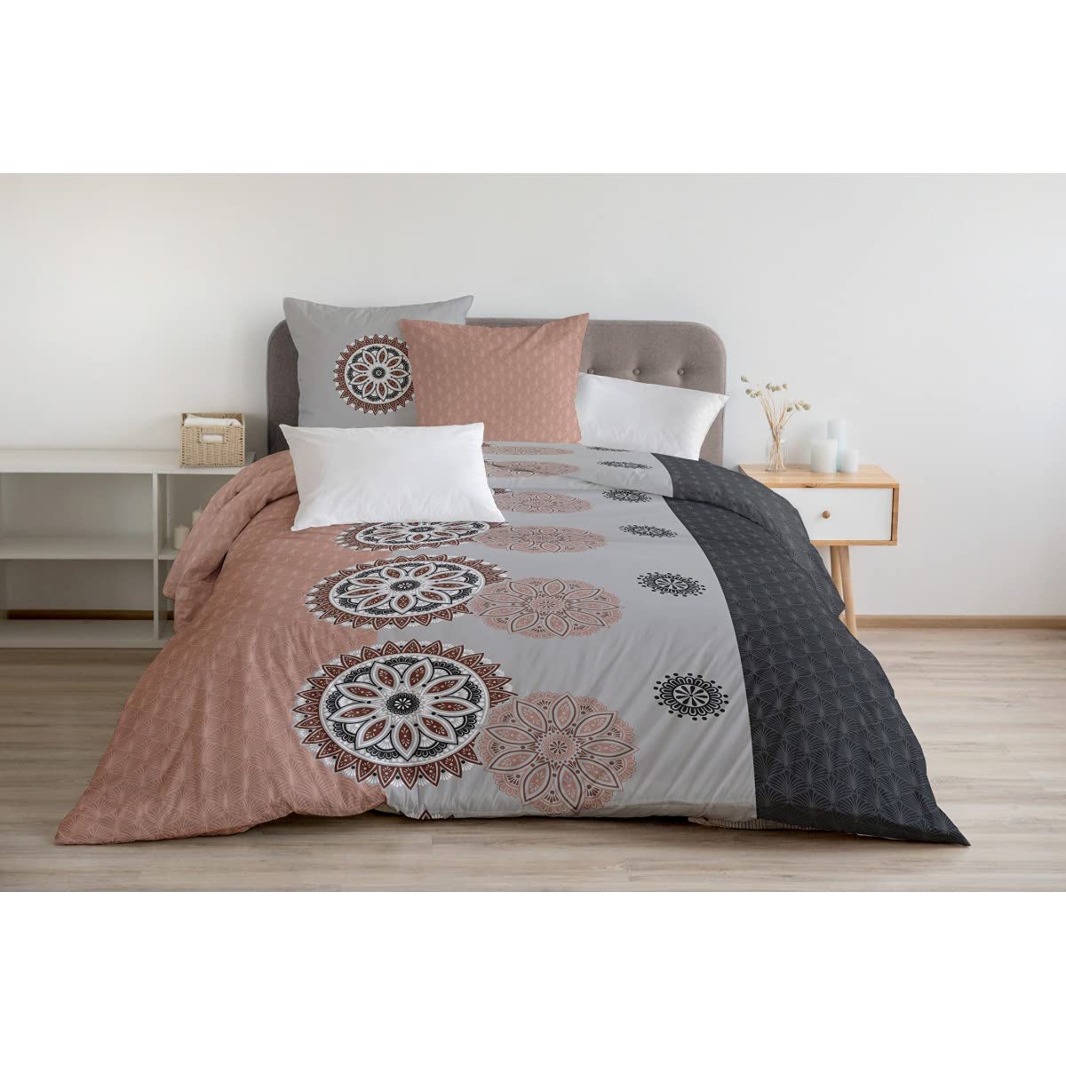 Parure de couette 3 pièces - HOME LINGE PASSION - HP72076 - Microfibre