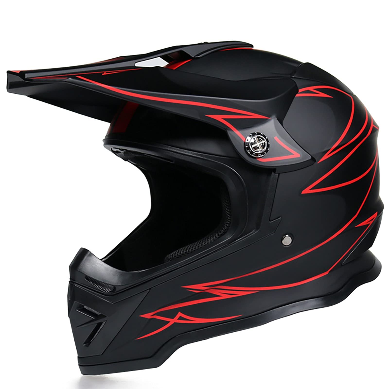 Casque moto modulable intégral M 57-58cm avec boîtier ABS et lunettes intégrées