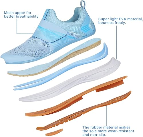 Miniatura 3 de Zapatos de ciclismo de interior para mujer, transpirables, de alto rendimiento, para interiores y exteriores, compatibles con SPD