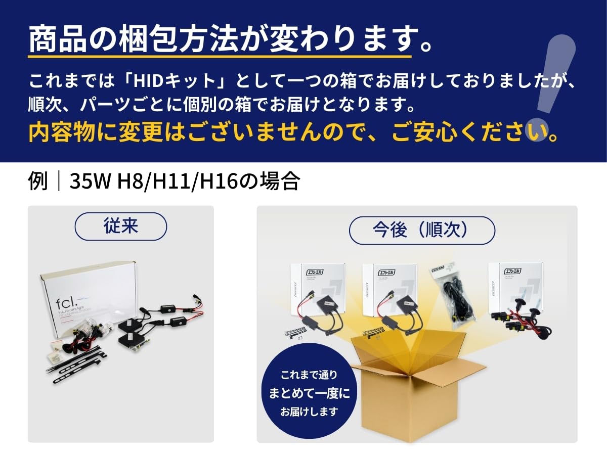 Amazon | fcl.(エフシーエル) fcl 55W 純正交換HIDコンバージョン
