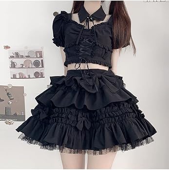 Amazon.co.jp: [尚基製造] ロリータ 服 ゴスロリ トップス