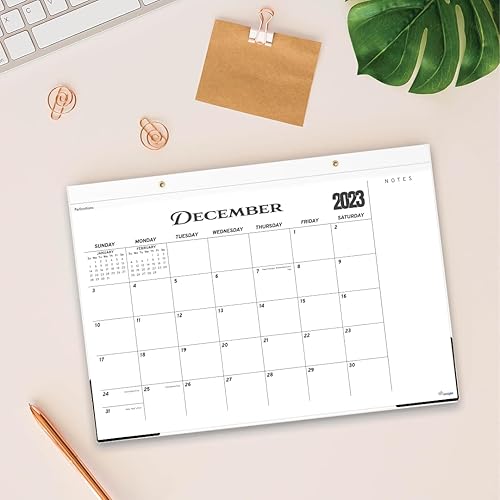 Miniatura 7 de Ensight Calendario de escritorio 2024-17x12 - Calendario de pared - Sección de papel grueso y notas - Funciona a lo largo de 2024 (floral)