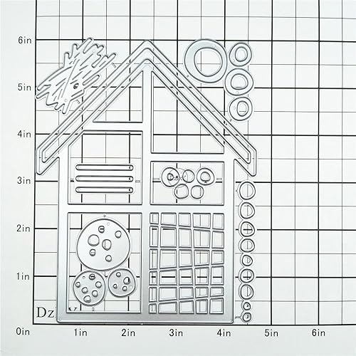 Miniatura 8 de DzIxY Troqueles de corte de metal para valla de bicicleta para sellos transparentes y juegos de troqueles de corte de metal para hacer tarjetas,