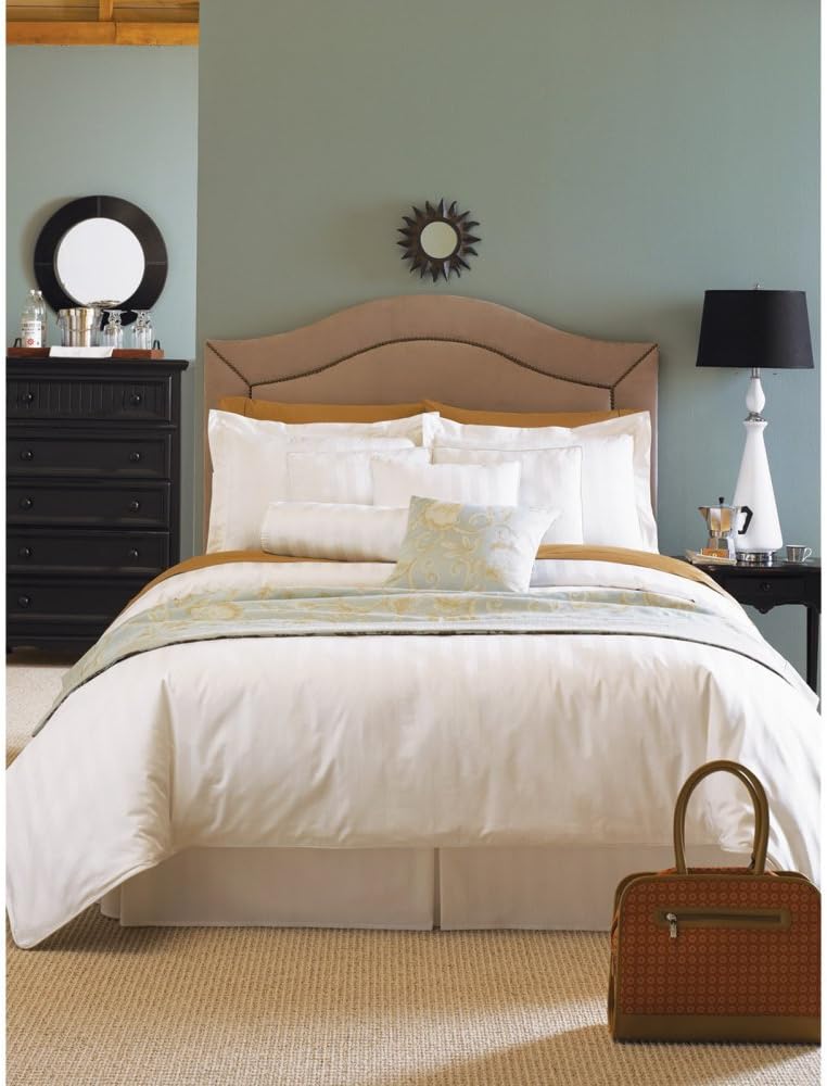 American Century Home EMM13 Emma Oblong Pillow 14 X 18 - White Ticking Stripe