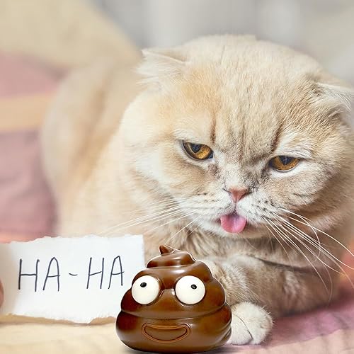 Miniatura 4 de Paquete de 3 lindos juguetes antiestrés para apretar, bolas para el estrés, para aliviar el estrés, sensorial, divertida, forma de caca para niños y