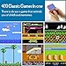 JAMSWALL Handheld Game Console, Retro Mini Game Player with 400 Classical FC Games 2.8-Inch Color Screen Support for Connecting TV & Two Players 800mAh Rechargeable Battery Present for Kids and Adult