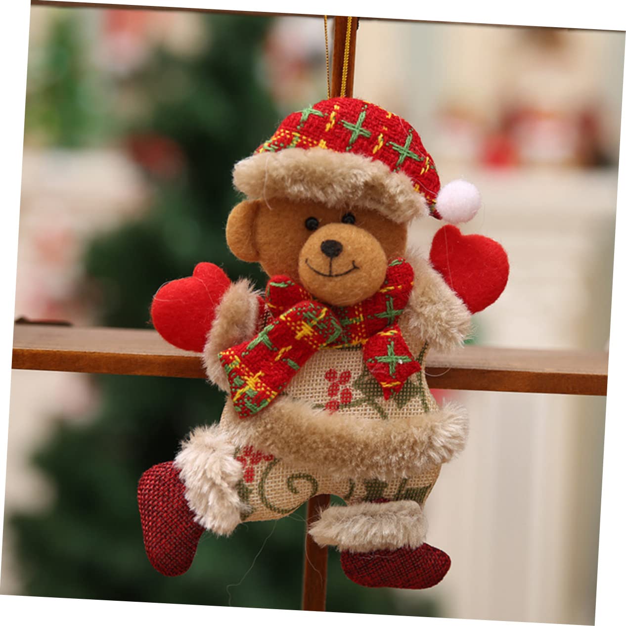 Amosfun 3sets Xmas Party Dekorative Weihnachten Hängende Puppe Ornament Für Geburtstag Baum Fenster Tür 8 Stücke * 3